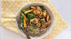 Sticky Honey Garlic Chicken with Quinoa