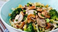 Stir-Fried Vegetables with Toasted Cashews