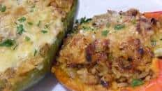 Stuffed Peppers With Pork and Rice