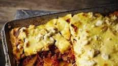 Swede, lamb & feta bake