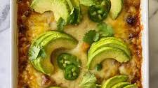 Sweet Potato & Black Bean Enchilada Bake