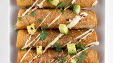 Sweet Potato Black Bean Taquitos