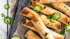 Sweet Potato Black Bean Taquitos