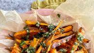 Sweet Potato Fries with Rosemary Garlic Butter