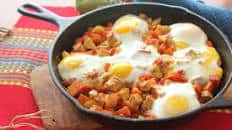 Sweet Potato, Pork and Apple Skillet Hash