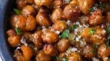 Sweet & Spiced Roasted Chickpeas