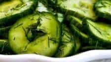 Sweet and Sour Cucumber Salad