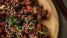 Sweet and Sticky Crispy Beef