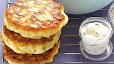 Sweetcorn and zucchini fritters