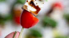 Tofu Caprese Skewers