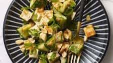Tofu Cucumber Salad with Spicy Peanut Dressing