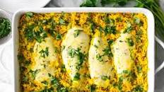 Turmeric Chicken and Rice Casserole