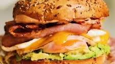 Ultimate Bagel Breakfast Sandwich Recipe (Egg, Cheese + Ham)