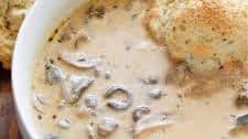Vegan Creamy Mushroom Marsala Soup