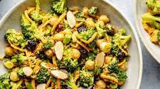 Vegan Curried Broccoli Chickpea Salad