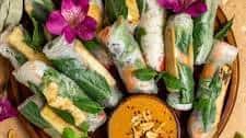 Vegan Fresh Tofu Spring Rolls