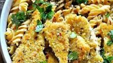 Vegan Parmesan Herb Crusted Tofu