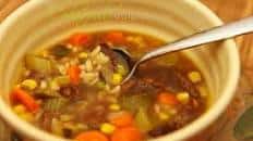 Vegetable Beef Barley Soup