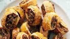 Vegetarian Miso-Mushroom Sausage Rolls