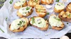 Whipped Goat Cheese Crostini Recipe