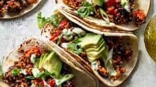 Zesty Quinoa and Black Bean Tacos