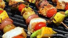 ~old bay cod veggie skewers~