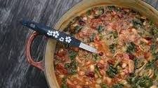 15-Bean Soup with Smoked Pork and Greens