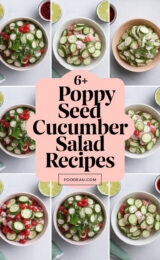 6+ Favorite Poppy Seed Cucumber Salad Recipes You’ll Love to Make This Summer! 6-poppy-seed-cucumber-salad-recipes-ccccc-80807