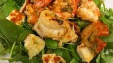 A 15 Minute Garlic King Prawn Salad
