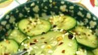 Asian Spicy Sesame Cucumber Salad Recipe
