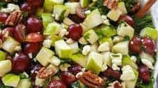 Autumn Pear Salad with Maple Mustard Vinaigrette