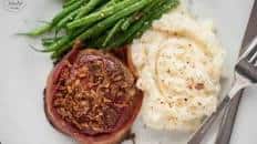 Bacon Wrapped Mini Meatloaf