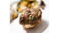 Blue Cheese, Spinach Meat Loaf Muffins