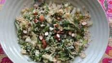 Bok Choy & Quinoa Salad with Tahini Dressing