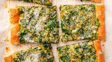 Caramelized Leek, Spinach, and Goat Cheese Tart