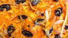 Carrot Apple Raisin Salad