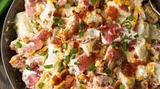 Cheddar Bacon Ranch Potato Salad