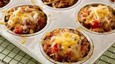 Cheesy Salsa-Mini Meatloaves