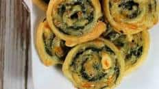 Cheesy Spinach Pinwheels