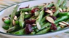 Chef Bill's Green Bean Almondine with Cranberries