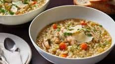 Chicken and Barley Stew with Lemon and Dill