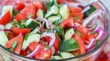 Classic Cucumber Tomato Salad