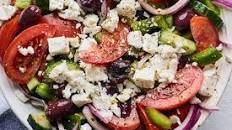 Classic Greek Village Salad (Horiatiki)