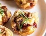 Cranberry Brie Bites with Puff Pastry