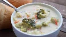 Creamy Pepper jack Broccoli Cheese Soup