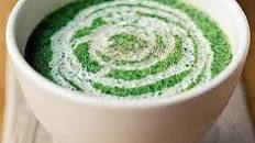Creamy spinach soup