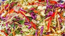 Crunchy Cabbage Salad with Dijon-Lime Vinaigrette