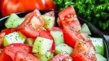 Cucumber and Tomato Salad
