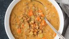 Curried Carrot Lentil Soup