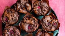 Double Chocolate Raspberry Muffins